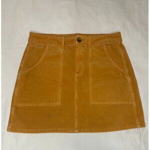 American Eagle Super Stretch Hi Rise A-Line Corduroy Skirt Size 4